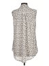 Merona Polka Dots Ivory Sleeveless Blouse Size L - photo 2