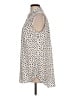 Merona Polka Dots Ivory Sleeveless Blouse Size L - photo 5