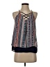 Monteau Blue Sleeveless Blouse Size S - photo 1