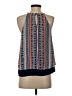 Monteau Blue Sleeveless Blouse Size S - photo 2