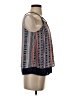 Monteau Blue Sleeveless Blouse Size S - photo 4