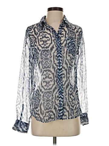 Equipment Long Sleeve Blouse (view 1)
