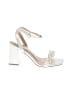 Lulus White Sandals Size 8 - photo 1