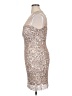 Guilia 100% Polyester Silver Cocktail Dress Size 14 - photo 5