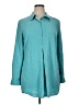 Tyler Boe Teal 3/4 Sleeve Button-Down Shirt Size XL - photo 1