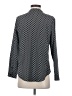 Apt. 9 100% Polyester Argyle Black Long Sleeve Top Size M (petite) - photo 2
