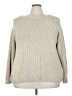 Next Chevron-herringbone Ivory Pullover Sweater Size EU 54 / US 24 - photo 1