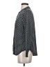 Apt. 9 100% Polyester Argyle Black Long Sleeve Top Size M (petite) - photo 5