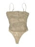Babaton Tan Ivory Bodysuit Size 12 - photo 1