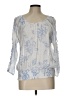 Fred David White 3/4 Sleeve Blouse Size L - photo 1