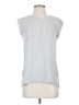 The Limited Outlet 100% Polyester Silver Sleeveless Blouse Size XS - photo 1