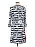 Eliza J Graphic Gray Casual Dress Size 6 - photo 2