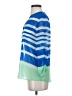 Apt. 9 100% Polyester Stripes Blue 3/4 Sleeve Blouse Size S (petite) - photo 5