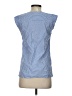 J.Crew 100% Cotton Blue Sleeveless Blouse Size 00 - photo 2