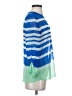 Apt. 9 100% Polyester Stripes Blue 3/4 Sleeve Blouse Size S (petite) - photo 4
