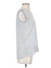 The Limited Outlet 100% Polyester Silver Sleeveless Blouse Size XS - photo 4