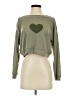 No Comment Green Long Sleeve T-Shirt Size S - photo 1