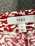 M&S 100% Viscose Hearts Red Shorts Size 10 - photo 3
