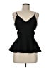 Soprano Black Sleeveless Top Size M - photo 1