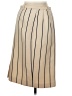 Unbranded Stripes Tan Formal Skirt Size 6 - photo 1