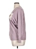 Aaeda Floral Purple Pullover Sweater Size XL - photo 5