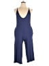 Heimish U.S.A Solid Blue Jumpsuit Size 1X - photo 1