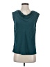 Christopher & Banks 100% Rayon Teal Sleeveless Top Size S - photo 1