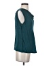 Christopher & Banks 100% Rayon Teal Sleeveless Top Size S - photo 4