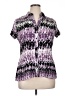 Apt. 9 Purple Short Sleeve Blouse Size XL - photo 1