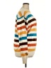 Coogi 100% Cotton Stripes Tan Turtleneck Sweater Size XXL - photo 4