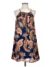 As U Wish 100% Polyester Paisley Blue Casual Dress Size S - photo 1