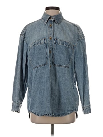 BLANK Long Sleeve Button-Down Shirt (view 1)