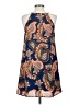 As U Wish 100% Polyester Paisley Blue Casual Dress Size S - photo 2