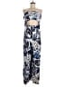 FARM Rio Paisley Blue Jumpsuit Size L - photo 1