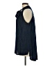 Cha Cha Vente Blue Sleeveless Blouse Size L - photo 5