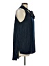 Cha Cha Vente Blue Sleeveless Blouse Size L - photo 4