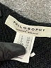 Philosophy 100% Virgin Wool Black Wool Pullover Sweater Size 6 - photo 7