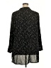 Terra & Sky 100% Polyester Stars Black 3/4 Sleeve Blouse Size 2X - photo 2