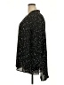 Terra & Sky 100% Polyester Stars Black 3/4 Sleeve Blouse Size 2X - photo 5