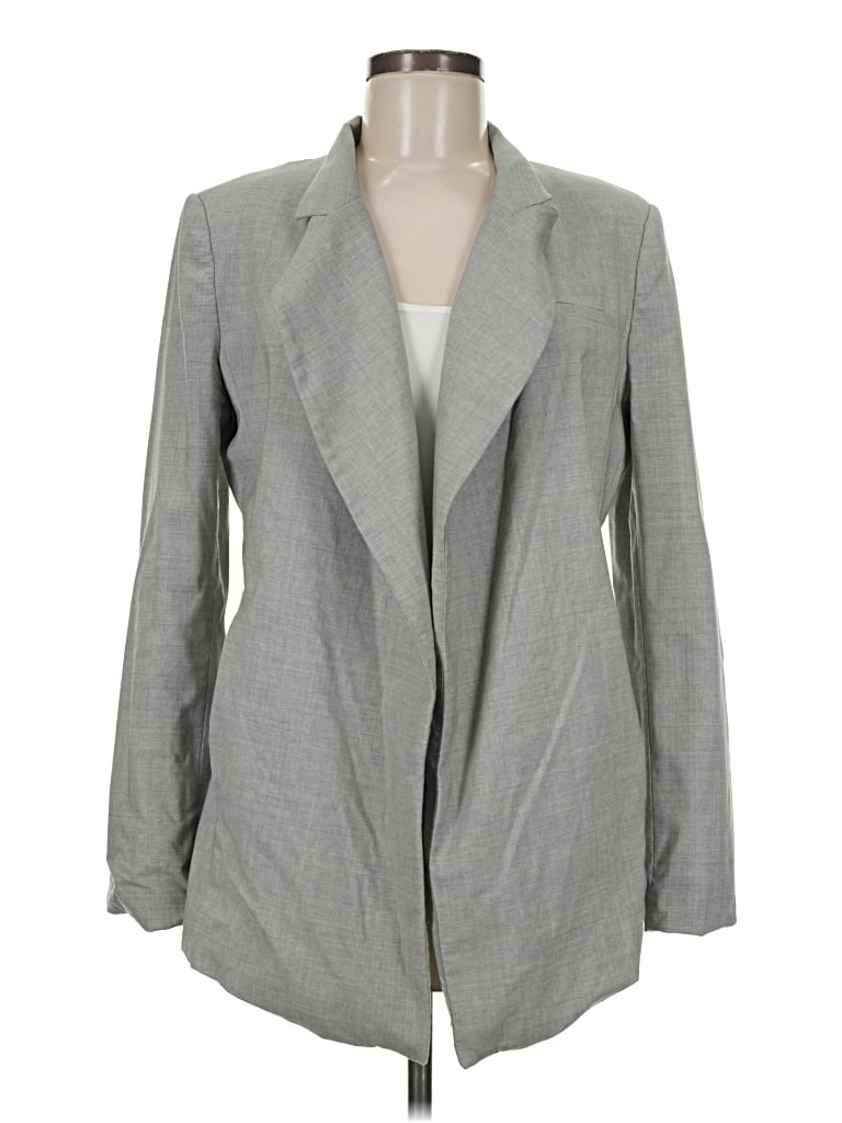 Pre-owned Mm. Lafleur Wool Blazer Jacket In Gray