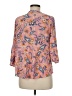 DR2 100% Rayon Pink 3/4 Sleeve Blouse Size M - photo 2
