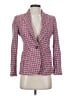 J.Crew Houndstooth Pink Wool Blazer Size 00 - photo 1