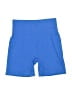 OQQ Solid Blue Athletic Shorts Size S - photo 1