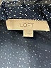Ann Taylor LOFT 100% Polyester Polka Dots Black Casual Dress Size 8 - photo 7