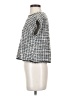 Max Studio Silver Short Sleeve Blouse Size S - photo 5