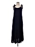 Mud Pie 100% Viscose Solid Blue Casual Dress Size M - photo 1