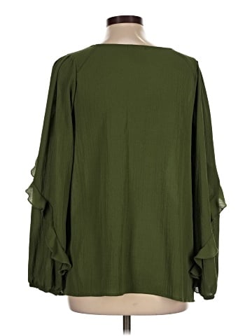 Kiyonna Long Sleeve Blouse (view 2)