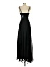 Lulus 100% Polyester Solid Black Cocktail Dress Size S - photo 2