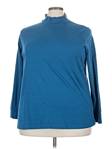 Woman Within Long Sleeve Turtleneck (view 1)