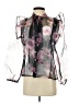 Alice Blue 100% Polyester Purple 3/4 Sleeve Blouse Size S - photo 1